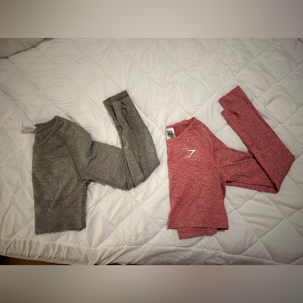 Gymshark Long Sleeve tAthletic Crop Top size M